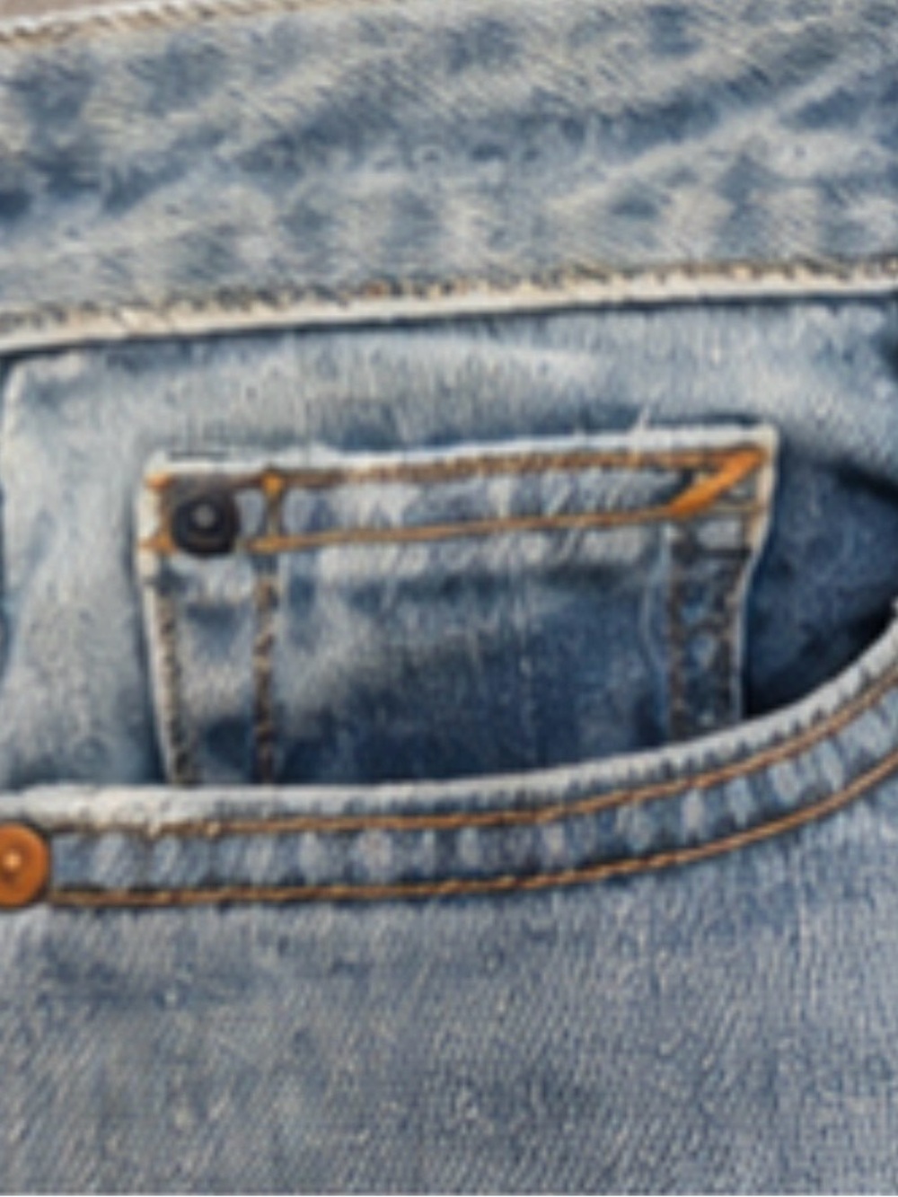 GAP 1969 Real Straight Distressed Raw Hem Jeans 27R - Picture 5 of 10